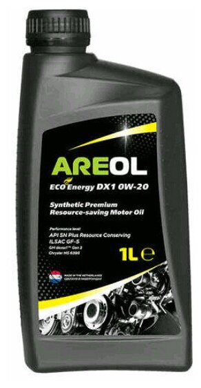 AREOL ECO Energy DX1 0W20 (1L)_масло моторное! синт.\API SP RC, ILSAC GF-6A, GM Dexos 1 Gen 2 0W20AR066