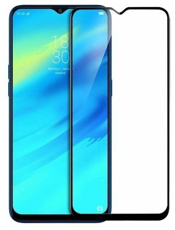 Защитное стекло 5D Glass Pro для Samsung Galaxy M20 2019 черное