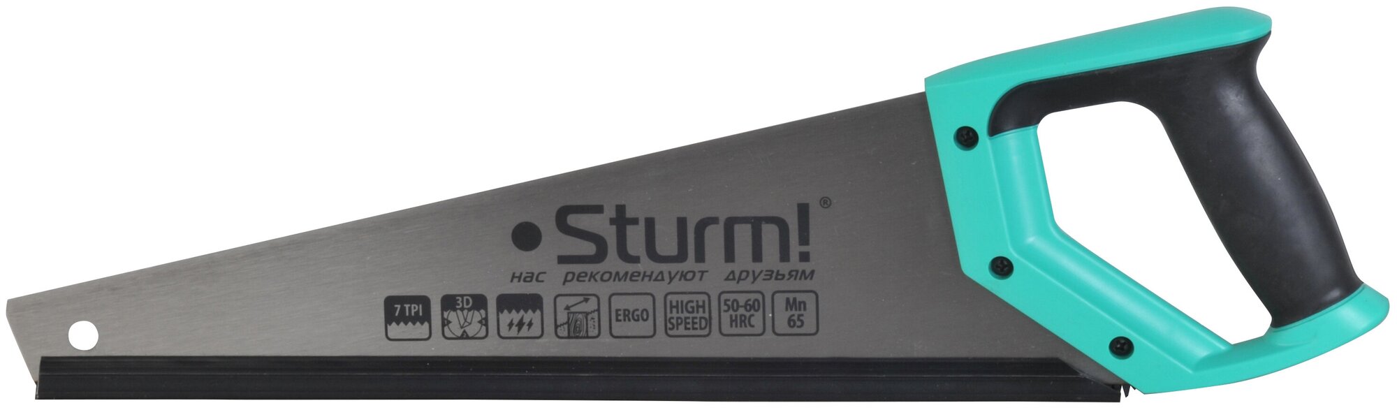 Ножовка по дереву Sturm! , 400мм, 7TPI, 3D, 1060-53-400