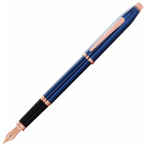 Перьевая ручка Cross Century II Translucent Cobalt Blue Lacquer, перо F