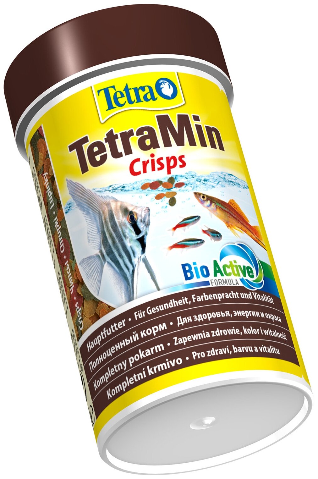 TetraMin Crisps Основной корм для всех видов декоративных рыб 100мл (чипсы) - фотография № 4