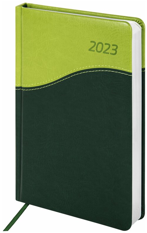 Ежедневник датированный на 2023 год А5 Brauberg Bond (168 листов) обложка кожзам 