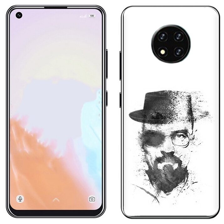 Чехол задняя-панель-накладка-бампер MyPads загадочный человек для Oukitel C19/Oukitel C19 Pro противоударный