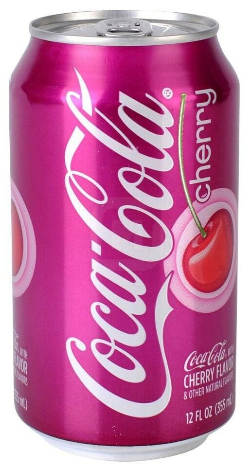 Газированный напиток Coca-Cola Cherry / Кока-Кола Вишня 355 мл. (США) - фотография № 5