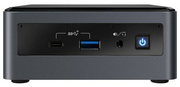 Nettop Intel NUC, Intel Core i7-10710U, 4.7 GHz Turbo, DDR4-2666 SODIMM (up to 64Gb max), VGA Intel UHD Graphics (USB-C(DP1.2)+HDMI 2.0a), 4xUSB3.1, 1