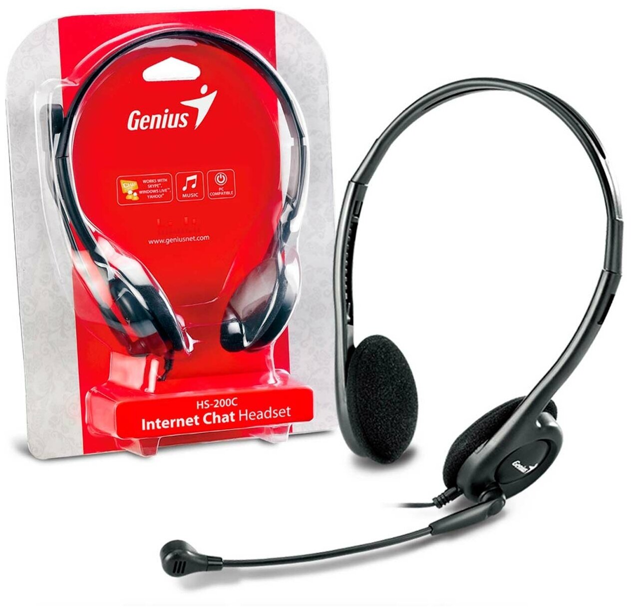 Компьютерная гарнитура Genius HS-200C