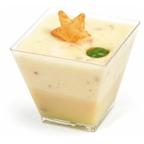Фуршетная емкость Proff Cuisine квадратная, пластик, 5х5х4,5 cм, 50мл, 50 штук