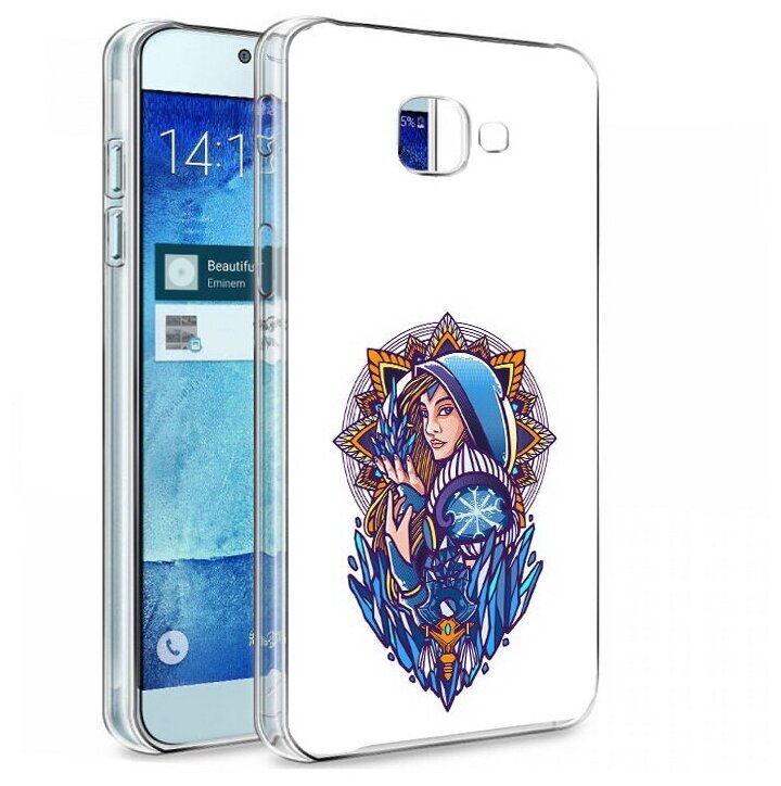 Чехол задняя-панель-накладка-бампер MyPads кристал мейден дота 2 для Samsung Galaxy A8 2016 SM-A800x противоударный