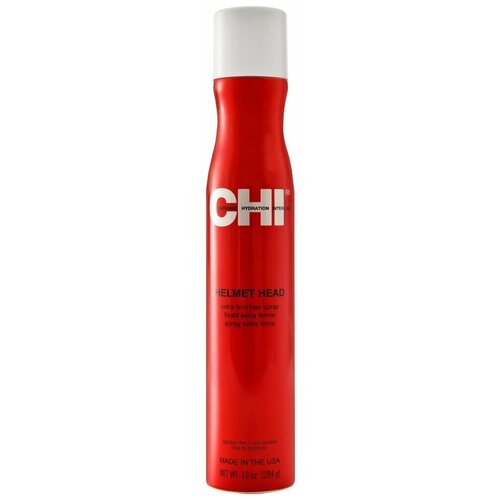 Chi Helmet Head Extra Firm Hold Hair Spray - Чи Хелмет Хэд Экстра Фирм Лак Голова в Каске экстра сильной фиксации, 284 г -