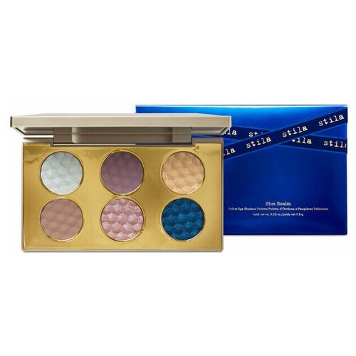 STILA Палетка теней Blue Realm Velvet Eyeshadow Palette Discontinued