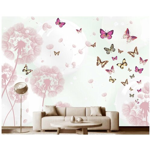 Фотообои на стену Модный Дом Розовые мечты 350x260 см (ШxВ)