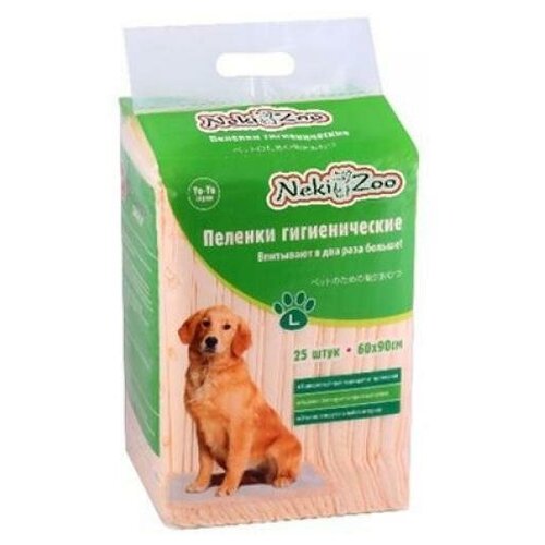 Пеленки гигиенические для животныхивотных Neki-Zoo 60х90см 25 шт 4291₽