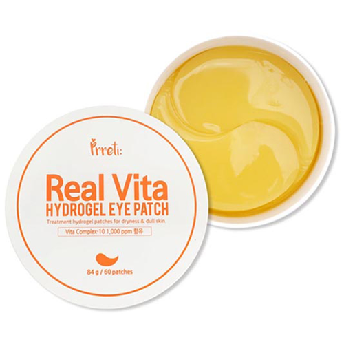 Патчи для глаз с комплексом витаминов Prreti Real Vita Hydrogel Eye Patch, 60 шт
