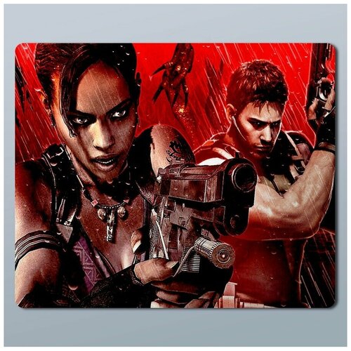 Коврик для мыши с принтом игры Resident Evil 5 - 939