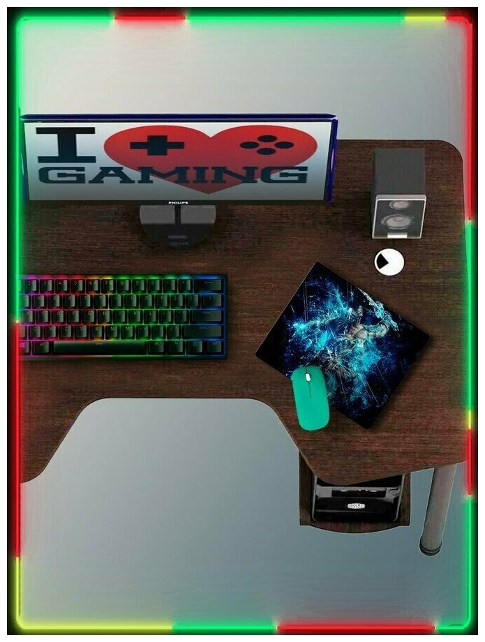 Коврик для мыши игровой, офисный с принтом, размер 25x30см, игры Mortal Kombat XL - 960