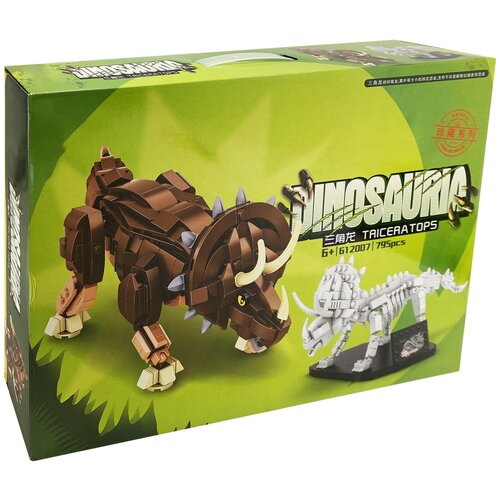 Конструктор детский Dinosauria, Трицератопс, 795 pcs
