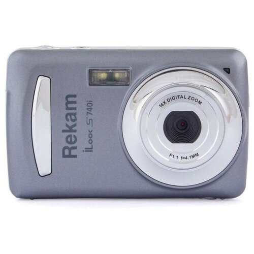 Фотоаппарат Rekam iLook S740i 16 Мп 24 720р SD MMC чёрный 953500₽