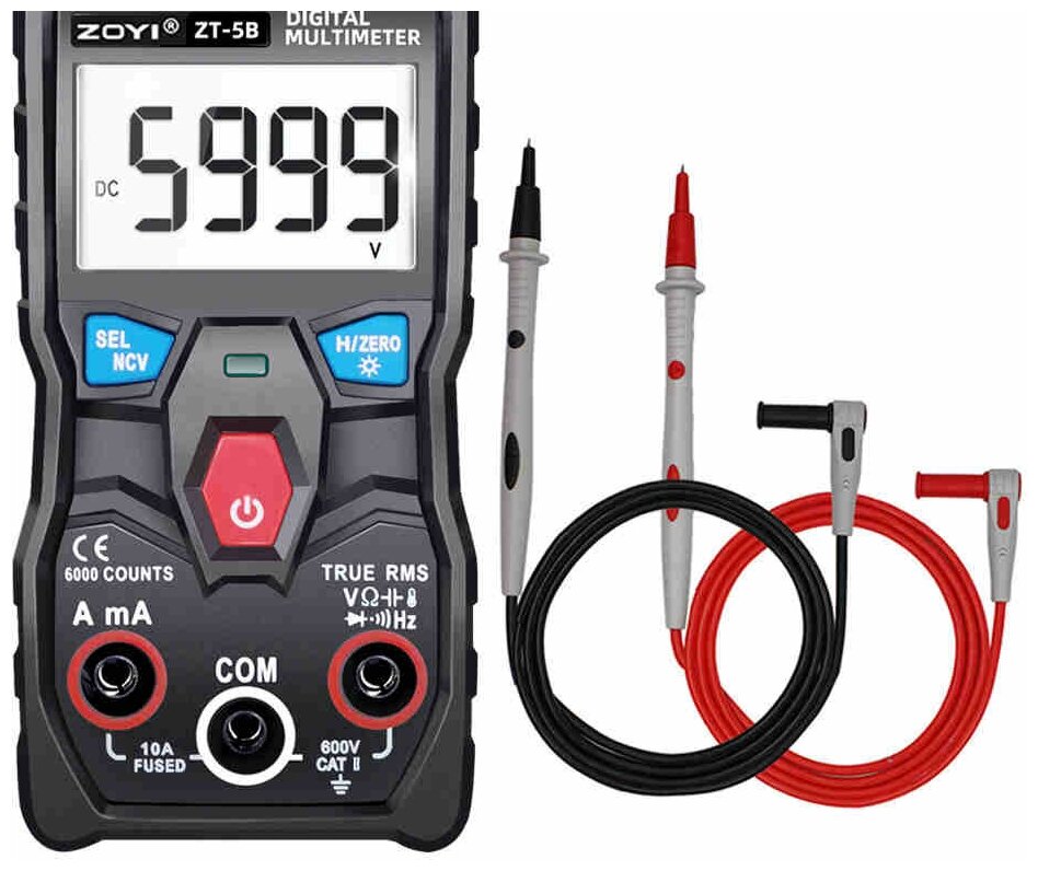 Автоматический цифровой мультиметр с Bluetooth, ZT-5B