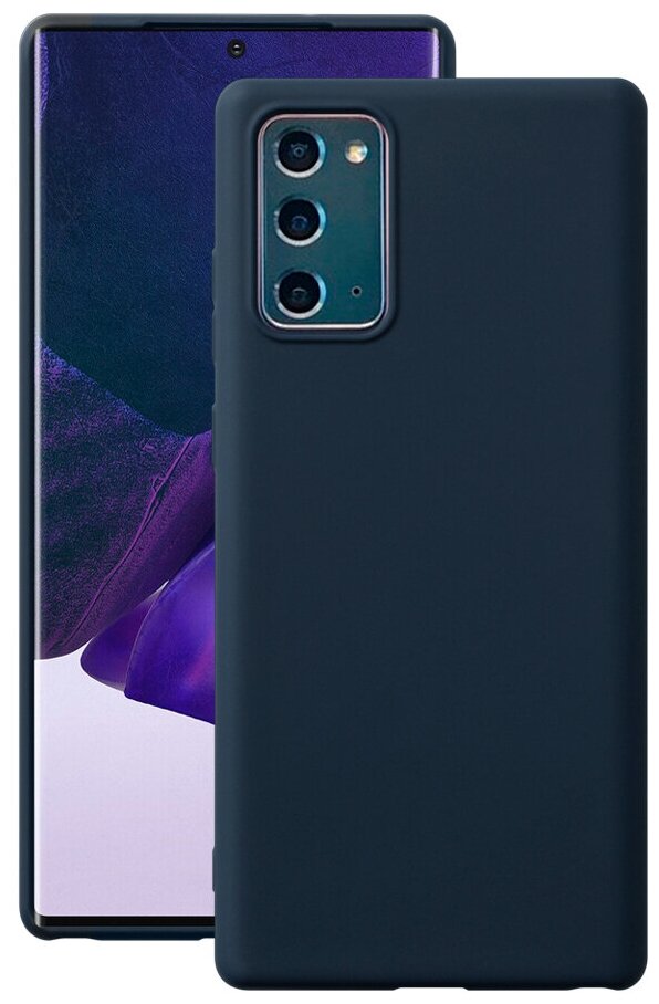 Чехол (клип-кейс) Deppa для Samsung Galaxy Note 20 Gel Color Case синий (87731) - фото №1