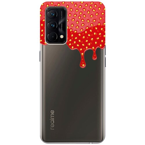 Силиконовый чехол на Realme GT Master Edition, Рилми ГТ Мастер Едишн с 3D принтом Jam прозрачный силиконовый чехол на realme gt рилми гт с 3d принтом jam прозрачный