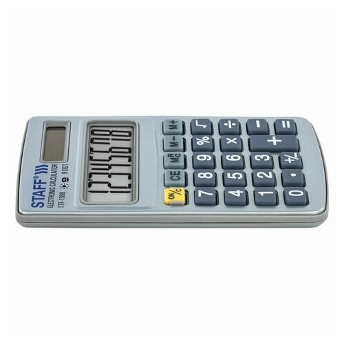 Калькулятор Unitype карманный металлический STAFF STF- - (2 )