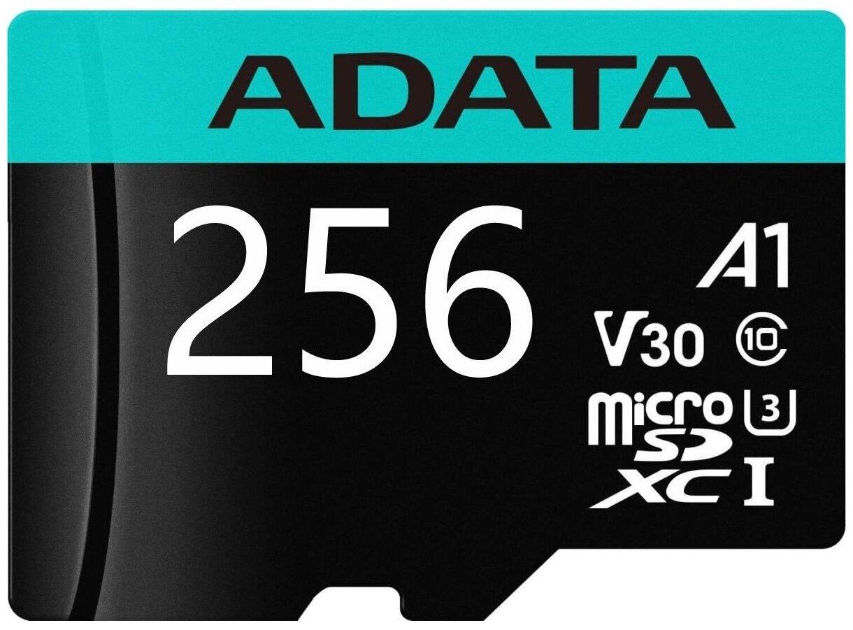 Карта памяти A-Data Micro SDXC 256GB (AUSDX256GUI3V30SA2-RA1) - фото №1