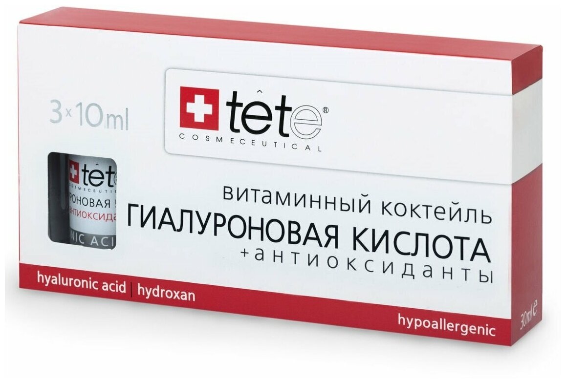 Гиалуроновая кислота с антиоксидантами TETe Cosmeceutical Hyaluronic Acid and Antioxidants