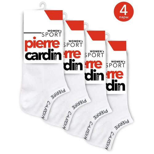 фото Носки pierre cardin, 4 пары, размер 35 - 37, белый