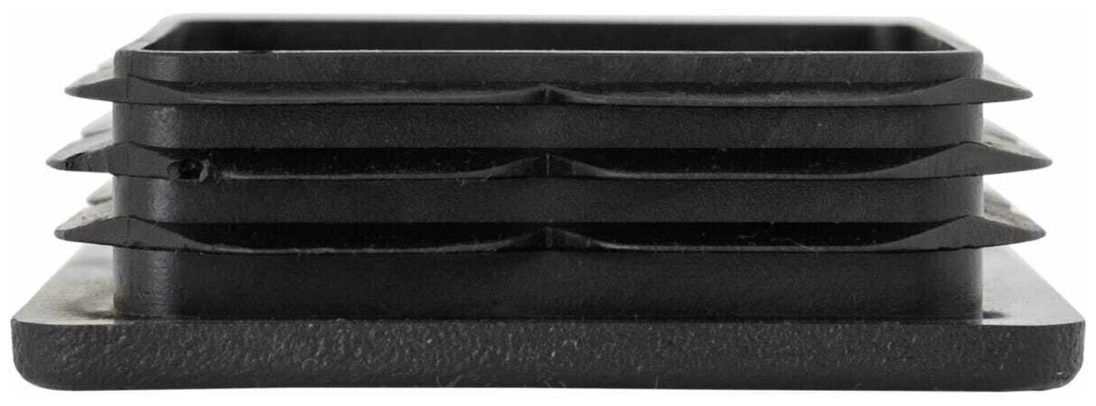 Заглушка 80х40 мм пластиковая для профильной трубы 80*40мм черная (50шт) - фотография № 5
