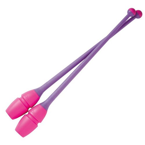 Булавы для художественной гимнастики Chacott 41 см FIG с отверствием (277 розово-фиолетовые)
