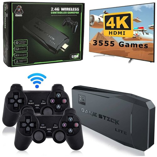 Игровая приставка для телевизора 3000 игр Game Stick 4K 212900₽