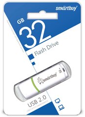 Флеш-накопитель USB 2.0 Smartbuy 32GB Crown White (SB32GBCRW-W)