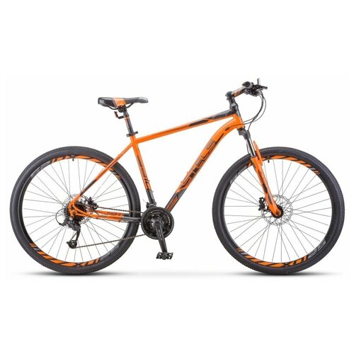 фото Велосипед 29 stels navigator 910 d v010 (рама 20.5) (гидравлика) оранжевый/черный