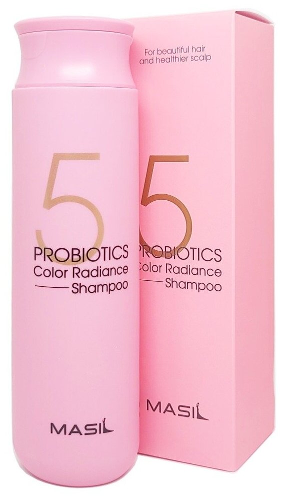 Шампунь для блеска и поддержания цвета окрашенных локонов MASIL 5 Probiotics Color Radiance Shampoo