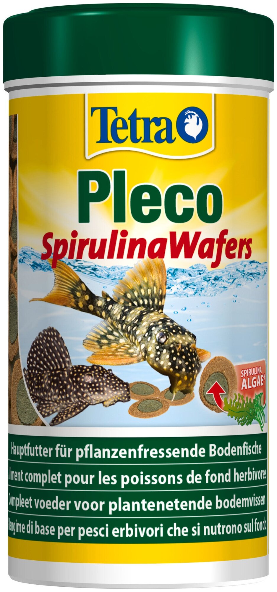 Корм для аквариумных рыб Tetra Pleco Spirulina Wafers 250 мл (пластинки)