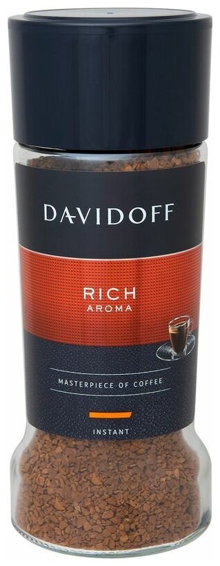 Кофе растворимый Davidoff Rich Aroma, стеклянная банка, 100 г - фотография № 7