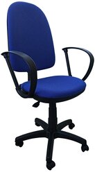 Кресло оператора Helmi HL-M30 Престиж, ткань синяя с черным (342086)