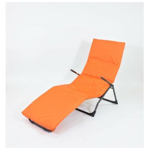 Подушка-матрас водоотталкивающ. 195х63х3,5 см, оксфорд 100% пэ, оранж, синтетическое волокно