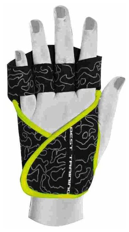 Перчатки CHIBA Lady Motivation Glove (XS, черный/серый/неоновый)