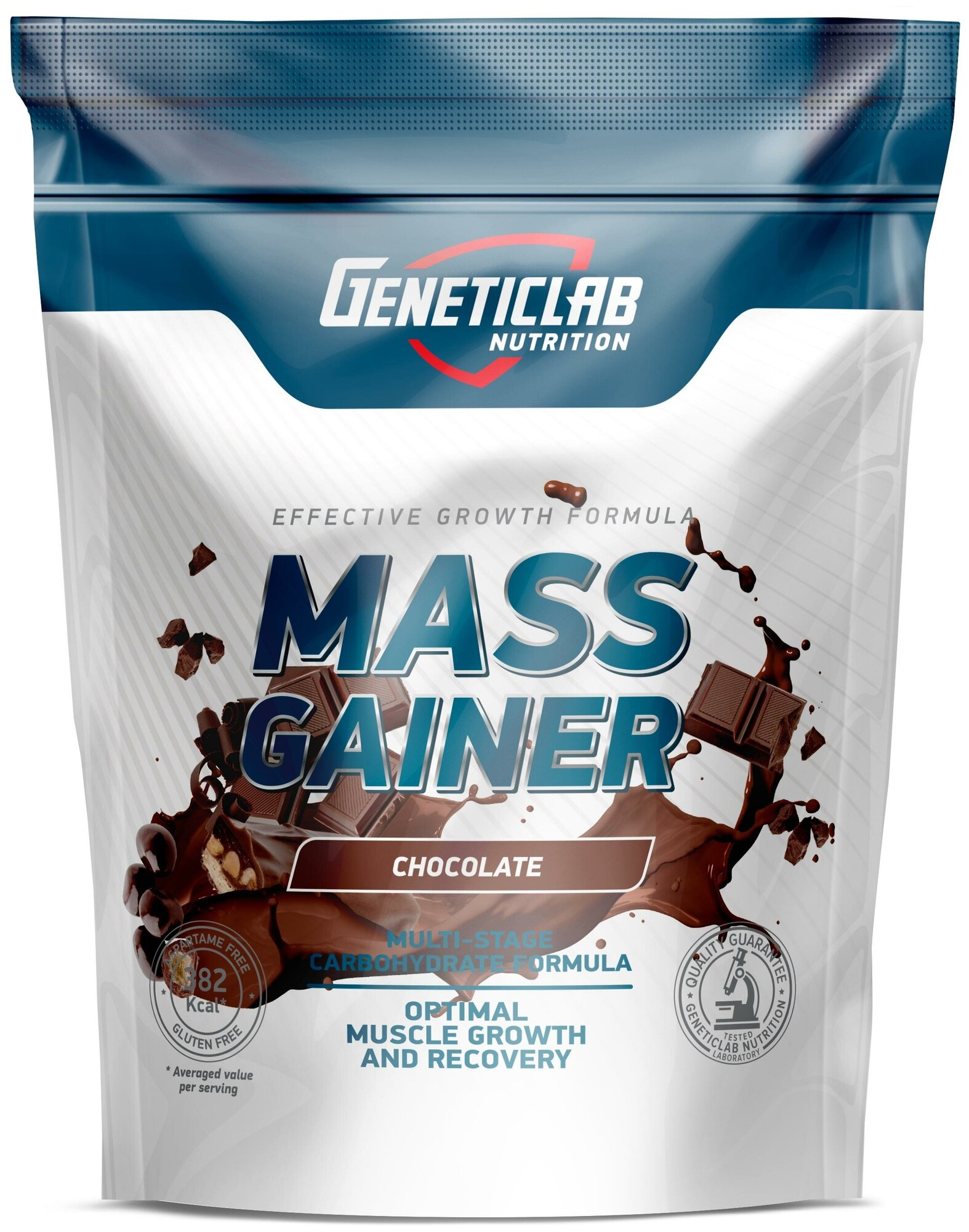 GeneticLab Nutrition MASS GAINER 1000 г Шоколад