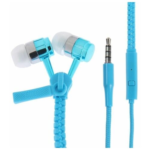 Наушники LUAZON HOME 5415828 VBT 110 Молния вакуумные микрофон синие 56900₽