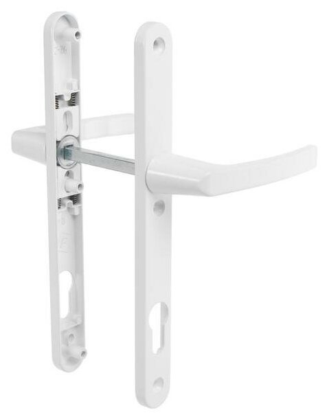 фото Гарнитур нажимной с пружиной 92/25 белый RAL9016/25 стандартный