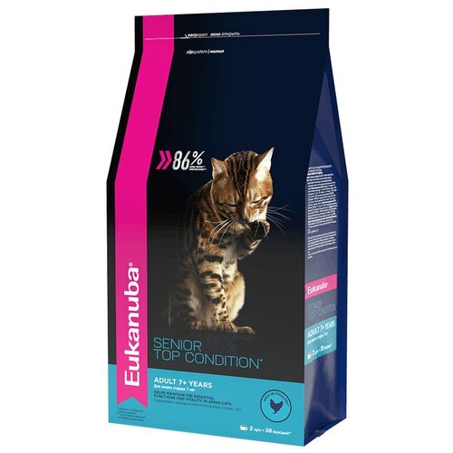 Eukanuba Для пожилых кошек от 7 лет c курицей (Adult Top Condition 7+) 10144124 | Adult Top Condition 7+ 0,4 кг 24944