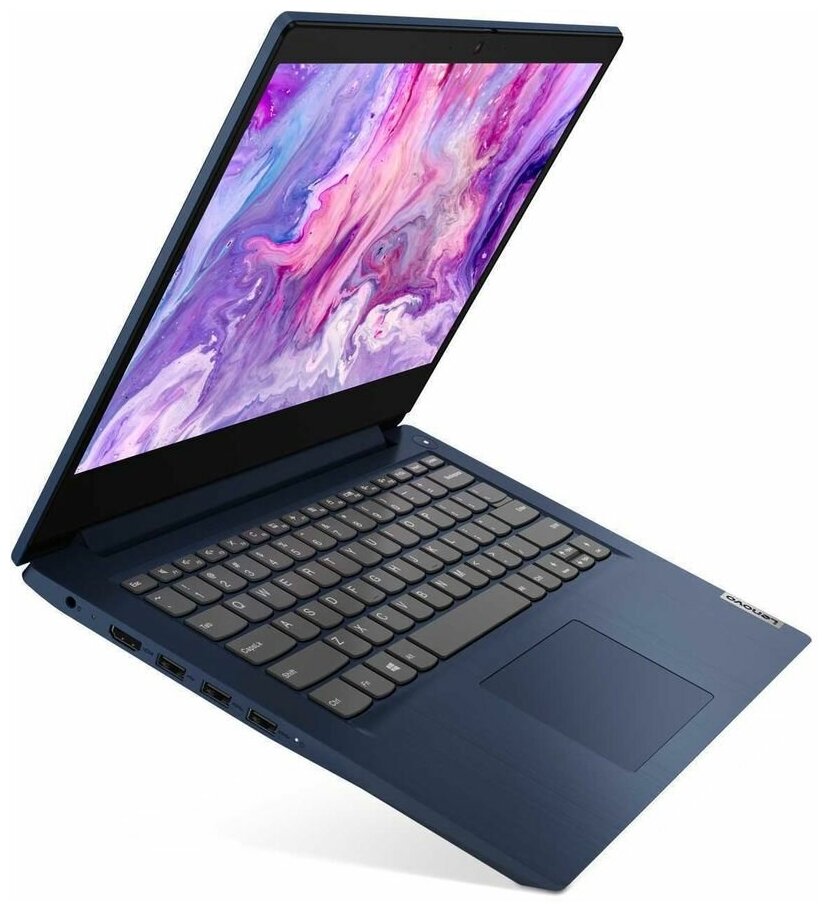 Ноутбук LENOVO IdeaPad 3 14IML05 81WA00HERU синий