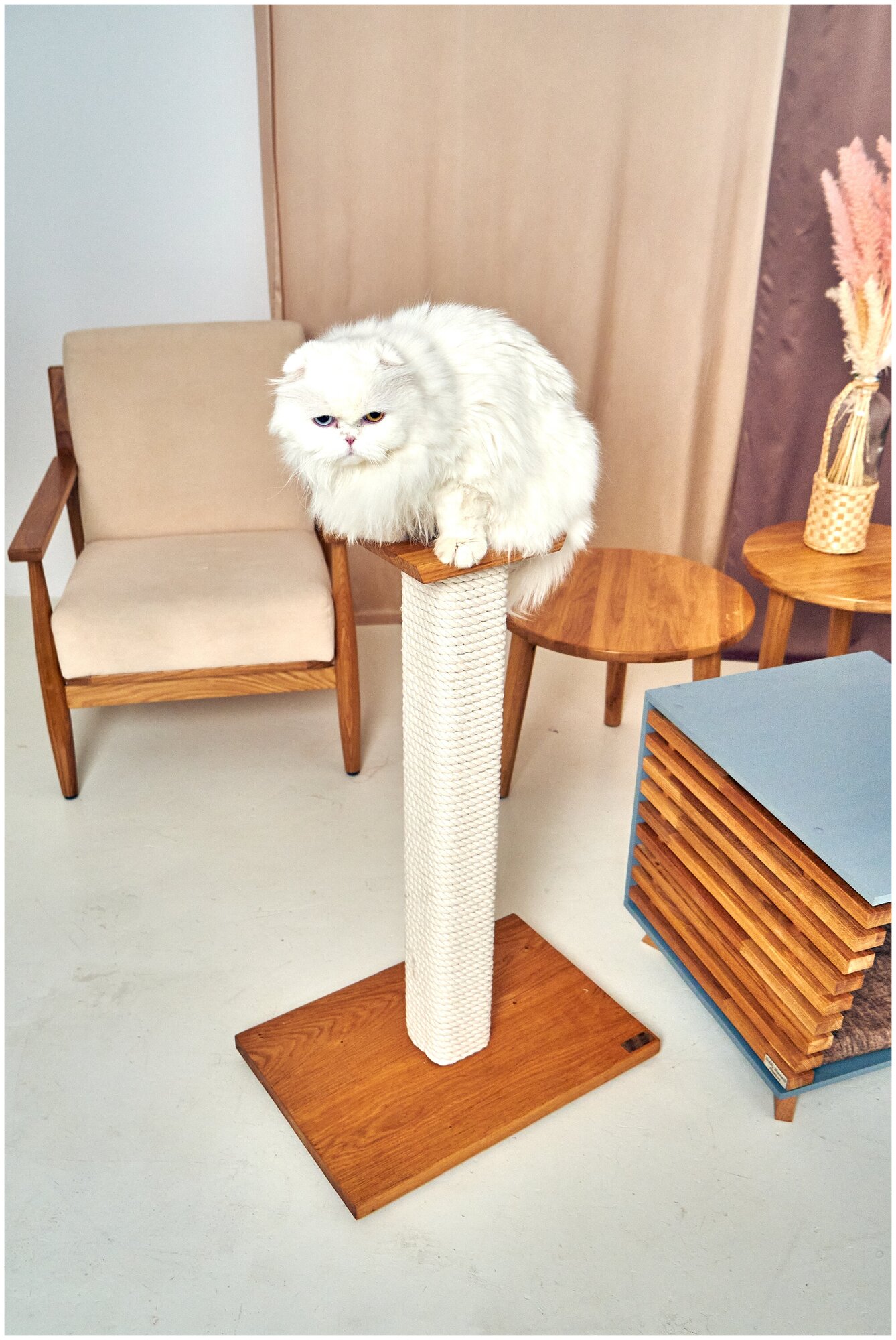 Когтеточка TeddyRoom Oak Cat Nail Concept - фотография № 3