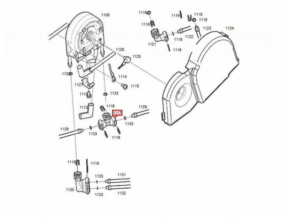 Соединитель (тройник) для кофемашин BOSCH, MELITTA, JURA, NIVONA, зам. 618990, 65823, 61798 427444 - фотография № 2