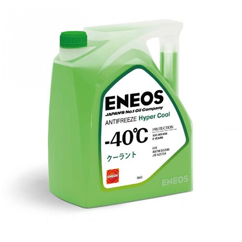 Eneos Антифриз ENEOS Antifreeze Hyper Cool -40°C 5кг (green)