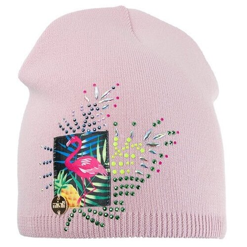 Шапка mialt, размер 52-54, розовый шапка mialt размер 52 54 розовый