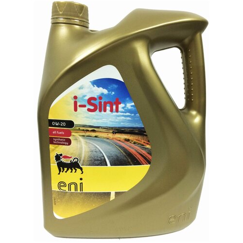 Синтетическое моторное масло Eni/Agip i-Sint 0W-20, 4 л