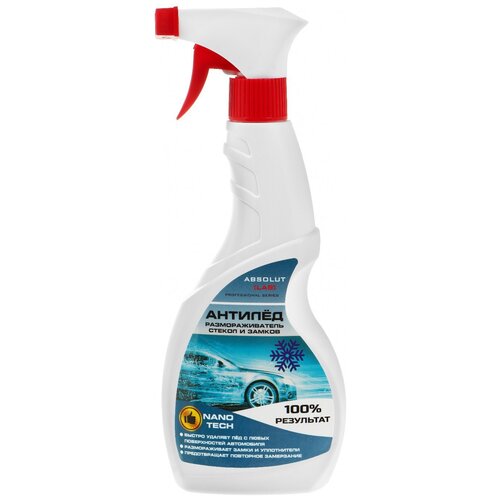 Очиститель для автостёкол ABSOLUT LAB Антилёд 0.5 л 6 шт